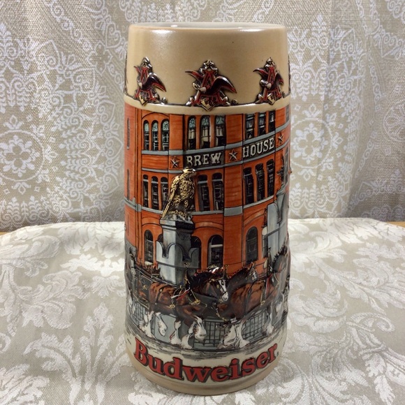 Budweiser Other - Vintage Handcrafted Budweiser National Historical Landmark Series “A” Stein